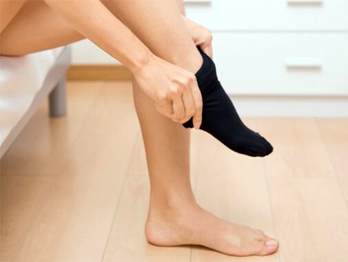 čisté ponožky při léčbě plísní na kůži nohou